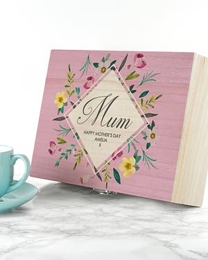 Personalised Botanical Mother's Day Tea Box