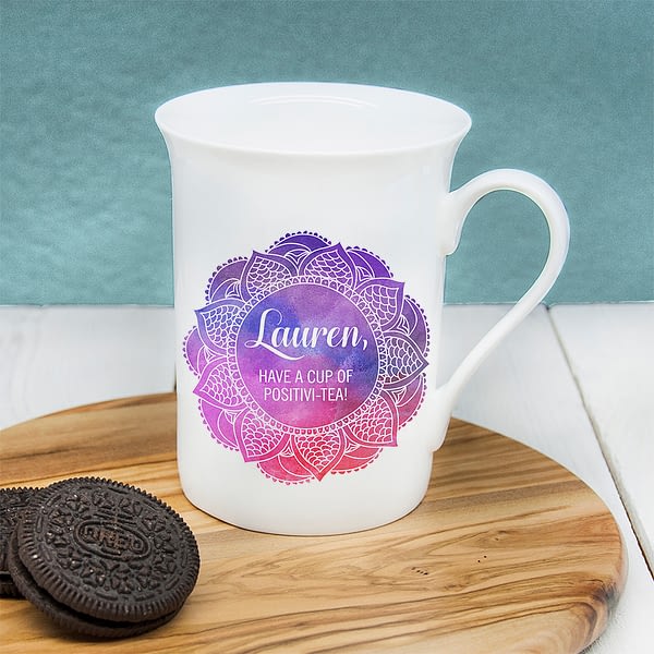 Personalised Spirited Bone China Mug