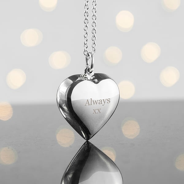 Personalised Cherish Heart Necklace