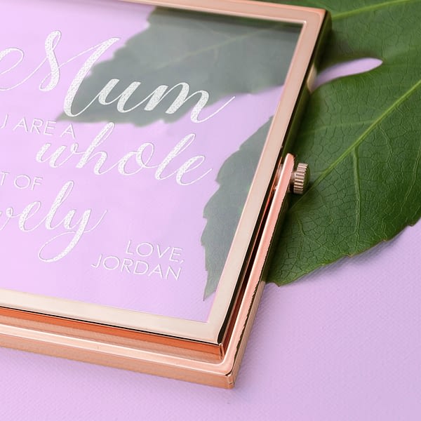 Engraved You're Lovely Rose Gold Frame