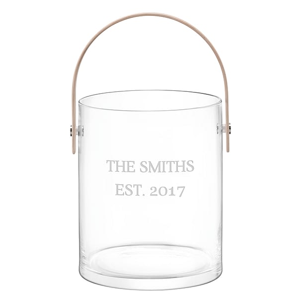 LSA Personalised Ash Handle Ice Bucket