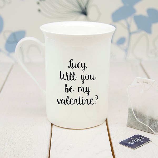 Personalised I've Bean Thinking Of You Bone China Mug