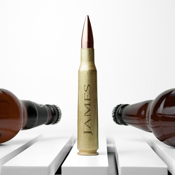 Personalised 50 Calibre Bullet Shell Beer Opener