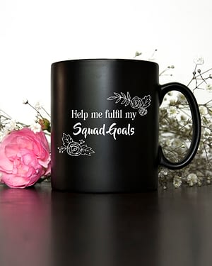 Squad Goals Personalised Bridesmaid Proposal Mug