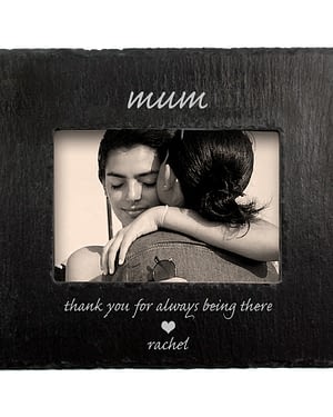 Thank You Mum Slate Photoframe