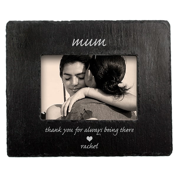 Thank You Mum Slate Photoframe