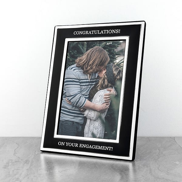 Personalised Silver Plated Wedding Frame