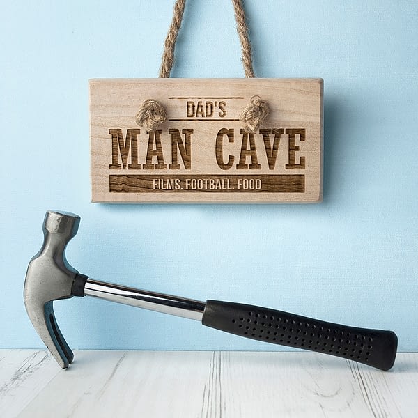 Personalised MAN CAVE Wooden Sign