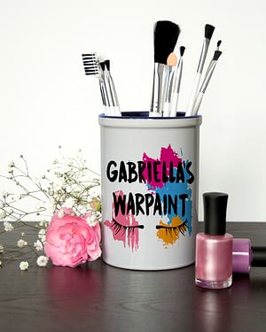 My Warpaint Personalised Make Up Brush Holder