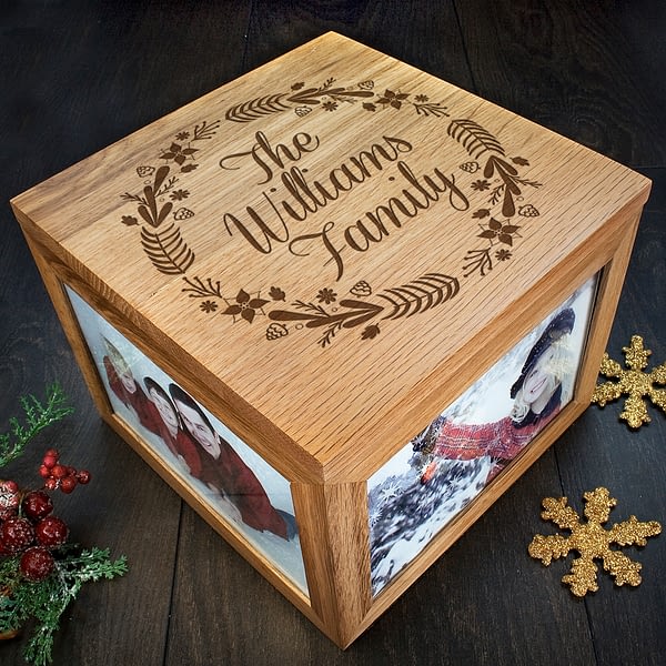 Personalised Family's Christmas Memory Box