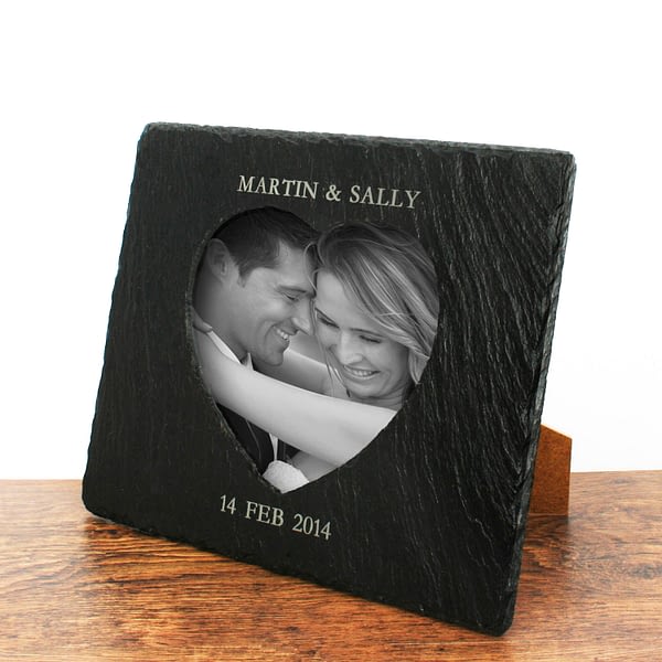 Heart Slate Photoframe