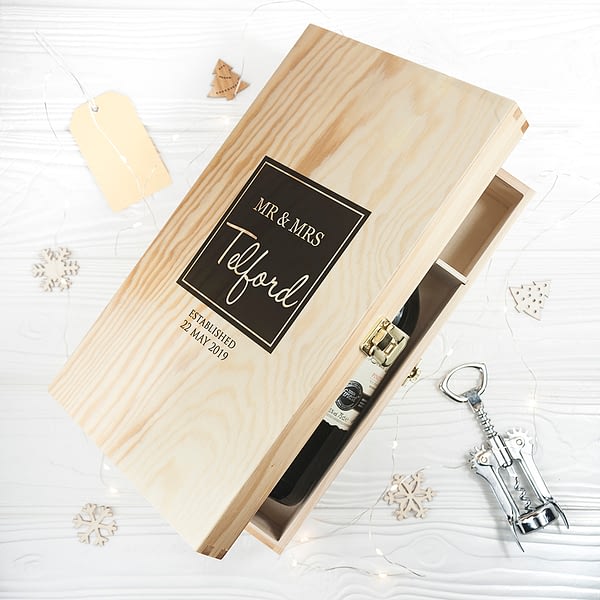 Mr & Mrs Couple - Double Wine Box