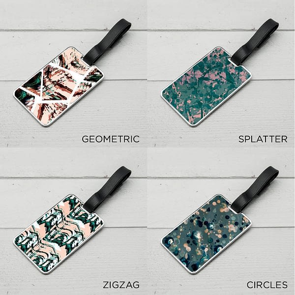 Patterned Luggage Tag