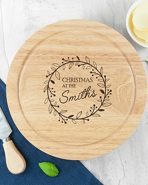 Classic Family Christmas Cheese Set