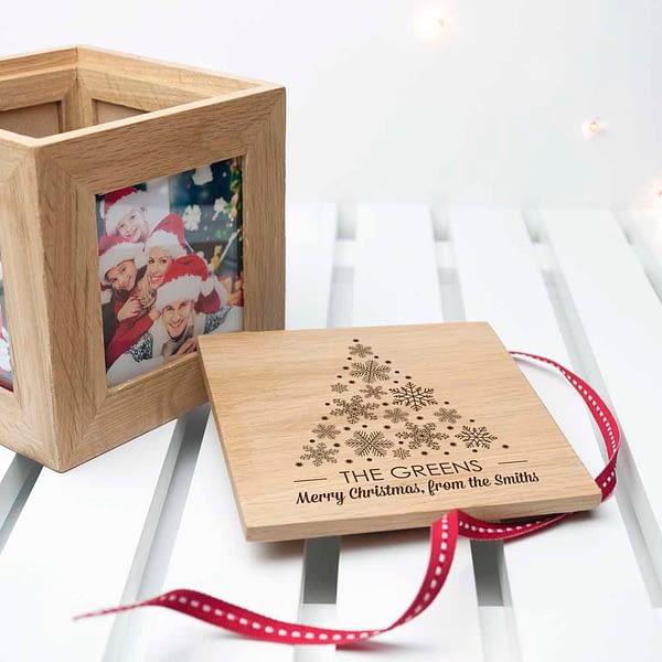 Christmas Photo Cube With Festive Treats