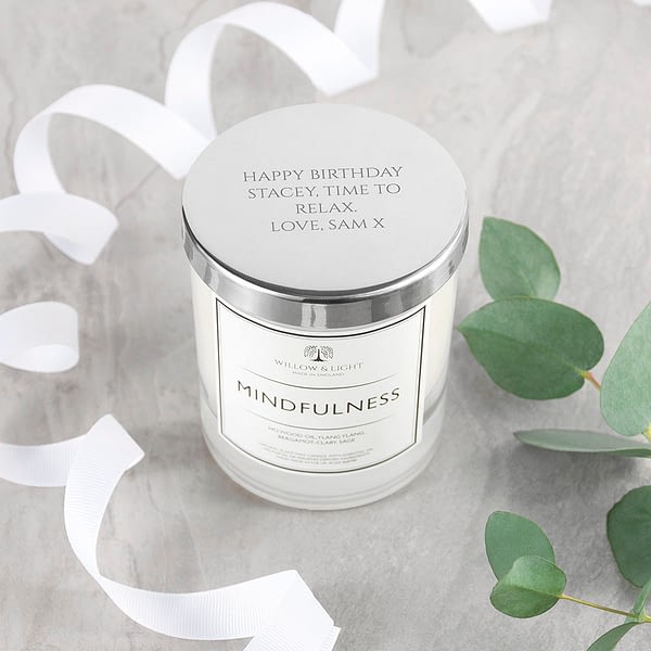 Personalised Mindfulness Candle