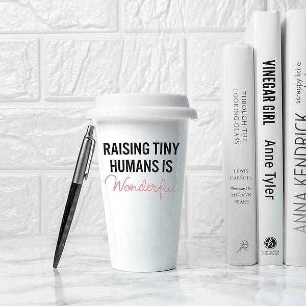 Personalised Tiny Humans Ceramic Travel Mug