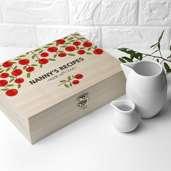 Personalised Orchard Recipe Box