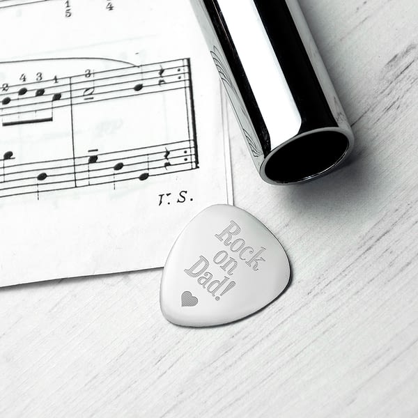 Personalised Dad's Plectrum