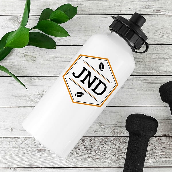 Personalised Iconic Pursuits White Water Bottle