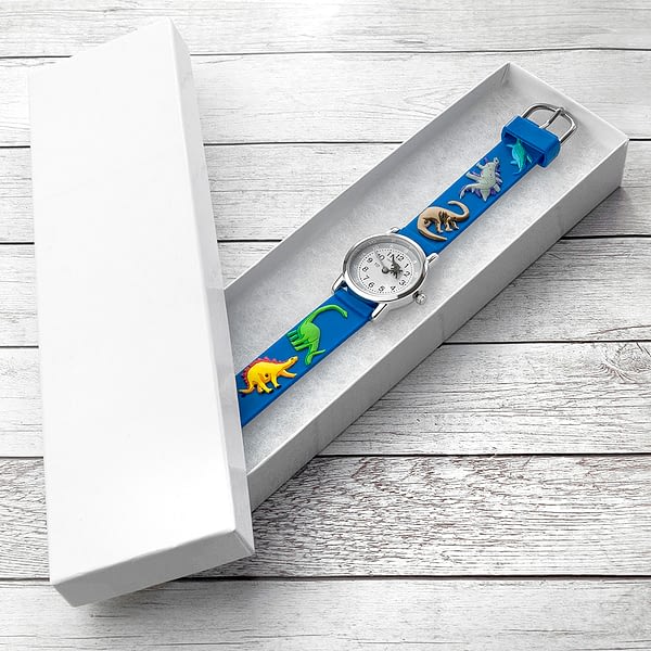 Kids Personalised Blue Football Watch