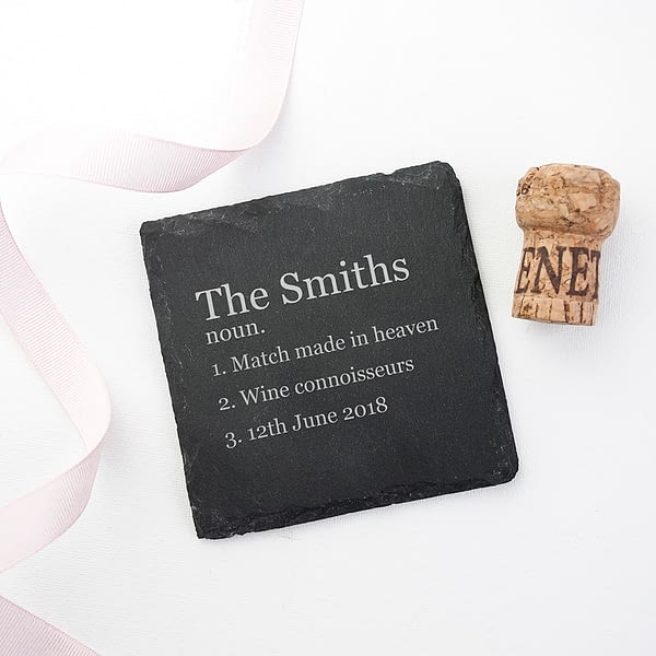 Definition of... Square Slate Keepsake