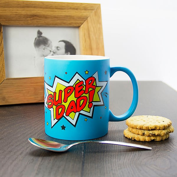 Superdad! Matte Coloured Mug