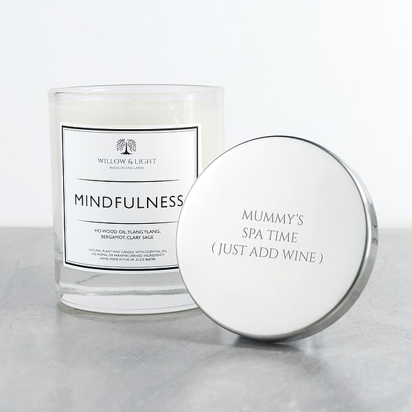 Personalised Mindfulness Candle