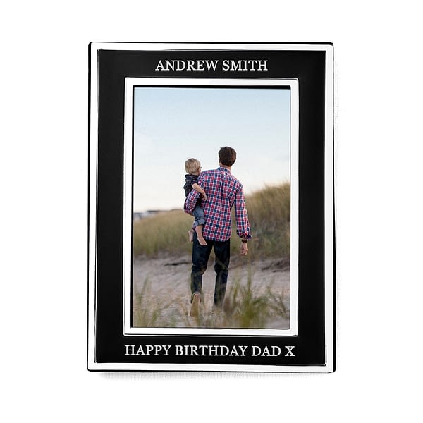 Personalised Silver Plated Birthday Frame