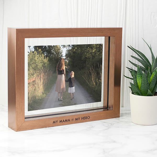 Personalised Metallic Copper Toned Photo Frame