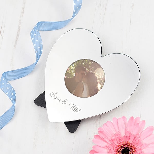 Personalised Heart Photo Frame