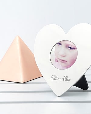 Personalised Heart Photo Frame