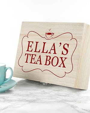 Tea Box With Name