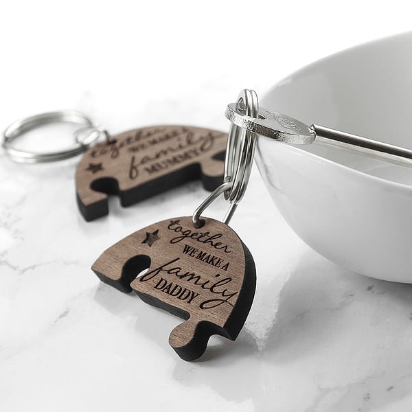 Personalised Family Together Keyring