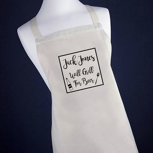 Will Cook For Beer Apron