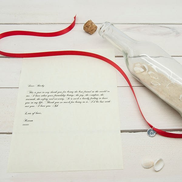 Luxury Message in a Bottle