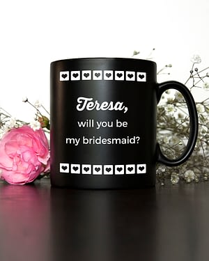 Will You Be My Bridesmaid Pinterest Wedding Mug