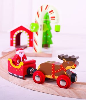 Personalised Train Track with Santa Train