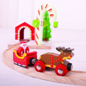 Personalised Train Track with Santa Train