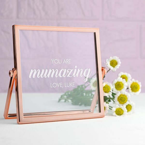 Engraved Mumazing Rose Gold Frame