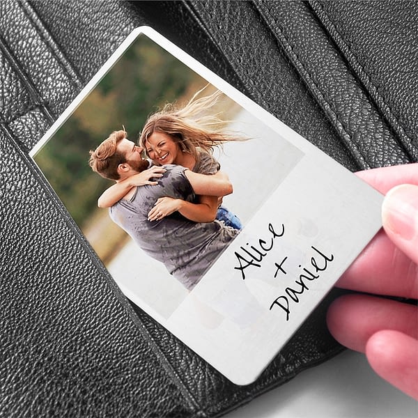 Moment in Time Metal Wallet Keepsake