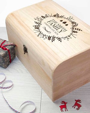 Personalised Traditional Family Christmas Eve Chest