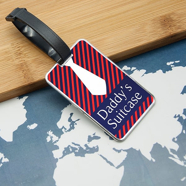 Gentlemen's Shirt And Tie Luggage Tag