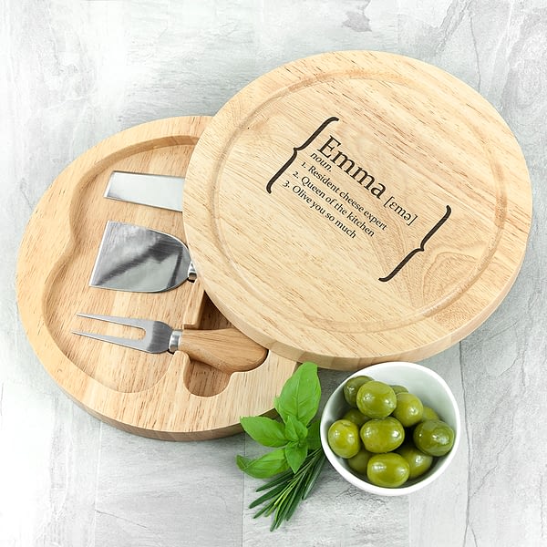 Your Definition Cheese Board Set