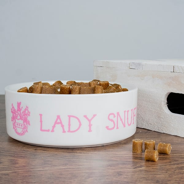 Personalised Lady Cat Bowl