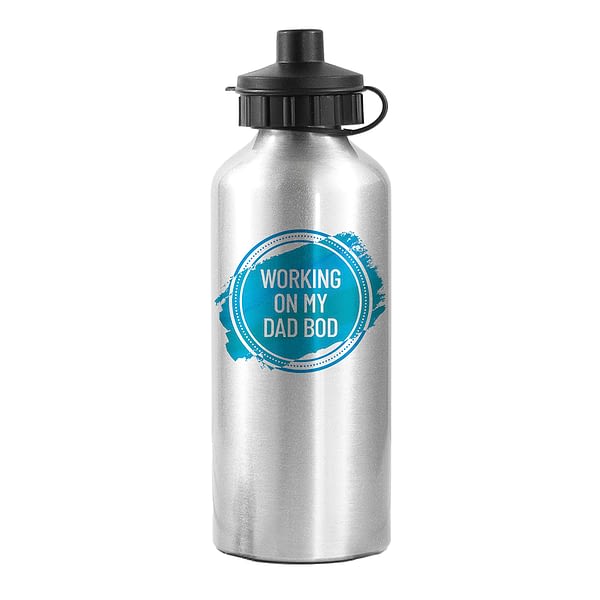 Personalised Silver Water Bottle