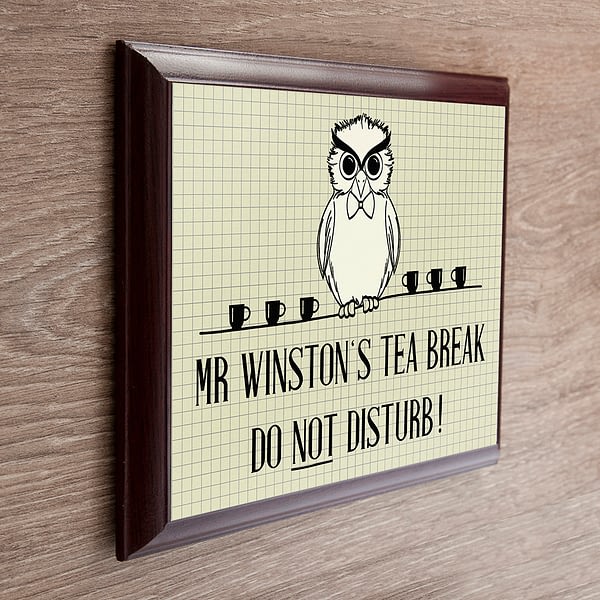 Personalised Teacher's Do Not Disturb Sign