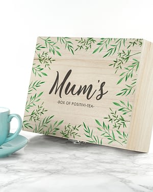 Personalised Positivi-tea Mother's Day Tea Box