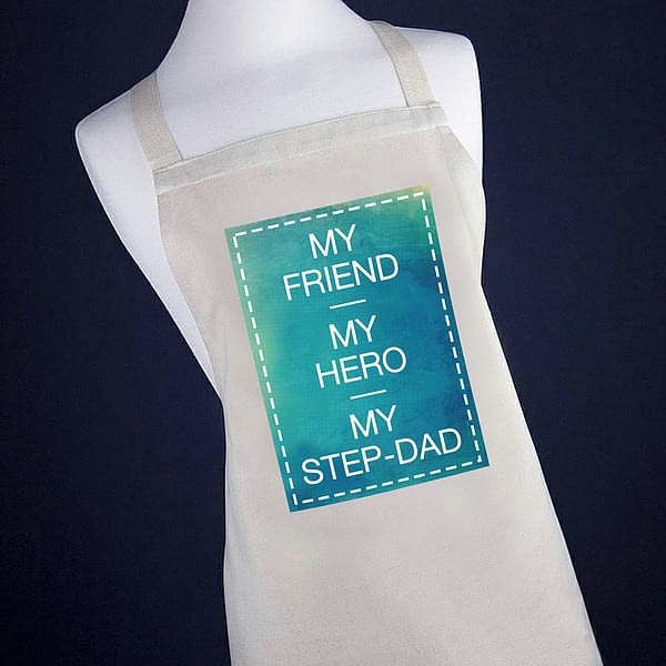 Step Dad Means... Unpersonalised Apron