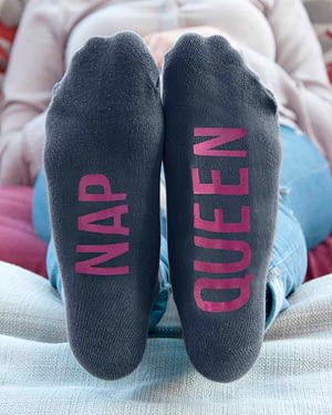 Personalised Charcoal & Hot Pink Socks